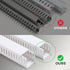 Yecaye 62.8in(4x15.7in) Cable Raceway, Large Under Desk Cable Management for Server Rack Wire Raceway, Wire Management