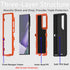 Heavy Duty Case for Samsung Galaxy Note 20 Ultra, Dustproof Shockproof 3 in 1 Rugged Cover 6.9 Inch (Orange/Black)