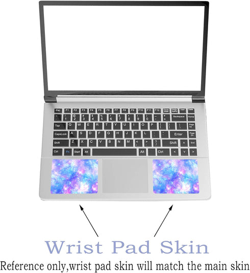 Laptop Skin Sticker Decal for 12" 13" 13.3" 14" 15" 15.4" 15.6" Laptops, Waterproof Romantic Starry Night Sky