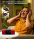 SEMIER MP3 Small Digital FM Radio with Bluetooth Speaker, Portable Rechargeable USB/SD Card Player Radio with Wireless
