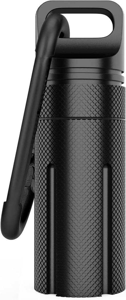Aluminum Alloy Carrying Case for Ledger Nano X/S Plus, Waterproof & Shockproof USB Storage for Cryptocurrency (Black)