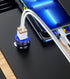 ?2Pack? USB Car Charger Adapter, Dual USB Port 5V/4.8A Charge Car Phone Charger with Blue LED & Touch Switch for iPhone