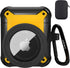 Valkit Compatible with Airpods Case | 2 in 1 Rugged Protective Shockproof Case for Air Pods 1/2 Gen 2021, Black/Yellow