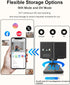 HIGSEEU 4K Wireless Security Camera, WiFi Indoor Camera, Cameras for Home Security, Baby Monitor, Nanny Cam with Night