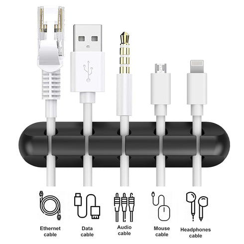 Cord Organizer, Cable Clips Cord Holder, 2 Packs Cable Management USB Cable Power Wire Cord Clips for Car Home and