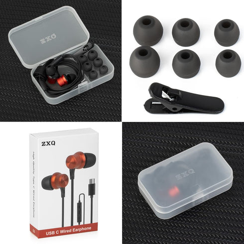 USB C Wired Earbuds, Type C Headphones with Deep Bass for iPhone 15 Pro Max, Samsung Galaxy A53/A54, OnePlus 10, Google