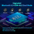 Latest Bluetooth 5.3 USB Adapter for PC, Wireless Transmitter Dongle for Windows 11/10/8.1/7, Plug & Play