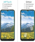 HPTech 2-Pack Tempered Glass Screen Protector for LG K51, Reflect, Q51 | Easy Install, 9H Hardness, Bubble Free