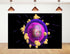 KeyWork 7x7ft Human Egg Cell Fertilization Backdrop Reproductive Science Photography Background for Health