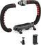 Zeadio Camera Smartphone Stabilizer, Handheld Video Rig for All Cameras, Camcorders, Action Cameras, Smartphones