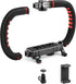 Zeadio Camera Smartphone Stabilizer, Handheld Video Rig for All Cameras, Camcorders, Action Cameras, Smartphones