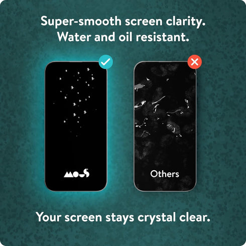 15 2 Pack Mous - Ultra Resistant Hybrid Glass Screen Protector for iPhone Pro Max HD - Anti-Scratch & Shatterproof