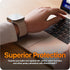 UPPERCASE GhostShield Premium Palm Rest Protector Skin Cover Set for MacBook Pro 16" 2023 2021, Space Gray