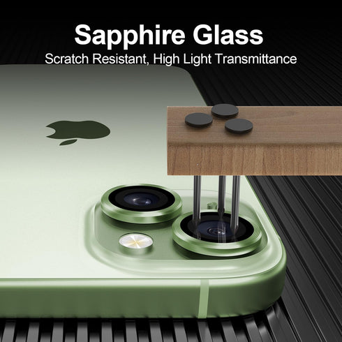 Camera Lens Protector for iPhone 15 Pro Max/15 Pro/15/15Plus/14 Pro Max/14 Pro/13Pro Max/13Pro - Sapphire Glass