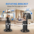 WUOAUM 360 1100mAh Auto Face Tracking Tripod, Rotating Phone Stand with AI Gesture Control & Bluetooth Remote, No App