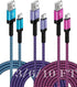 3Pack USB C Charger Cable Fast Charging for iPhone 15/15 Pro/15 Pro Max, Android Samsung Galaxy A Series, Auto Car