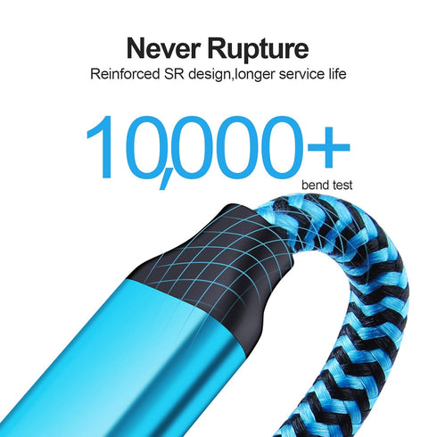 USB C Cable 3FT, 5Pack Type C Fast Charging Cable Nylon Braided Android Phone Charger Cord for iPhone 15, Samsung Galaxy S24 A55 A35 A15 A14 A13 5G Z Flip5 A55 A54 A53 S23 S22 Ultra 5G S21 S20 Pixel 8
