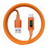 Type-C Cable with LED Display, Compatible with iPhone 15/Plus/Pro/Pro Max, MacBook Air/Pro, Galaxy S24
