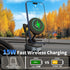 E EAKSON 15W 360 17 16 15 14 13 12 Wireless Car Charger - Fast Wireless Charging Car Mount, Adjustable Vacuum Magnetic