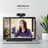 MOERTEK 1080P 90 Webcam for PC, Webcam with Mic, Auto Light Correction, Wide Angle, Built-in Privacy Cover, Supports