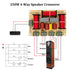 HiQltyla 250W 4-Way RCEDA-402A 4 8 2X 1x 1x Speaker Crossover, Passive Crossover for Car Home Audio to Ohm Bass +
