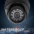 SVPRO Waterproof USB Security Camera, 80ft Infrared Night Vision, HD 720P Outdoor Indoor Video Camera, CCTV Dome for