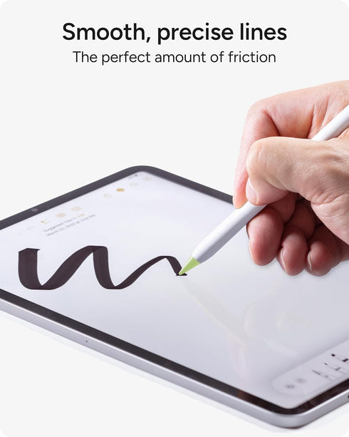 ZAGG 1st 2nd Pack 4, Replacement Tips for Apple Pencil Gen, Gen, & USB-C - of Smooth Writing, Perfect Friction, Pastel
