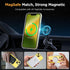 Miracase Magnetic Series iPhone 14 Case - Clear, Slim, Military-Grade, Anti-Fingerprint, MagSafe Compatible + 2X Screen