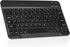 Ultra-Slim Rechargeable Bluetooth Keyboard, Compatible with BLU M8L Plus, iPads, iPhones, Android Tablets, Black