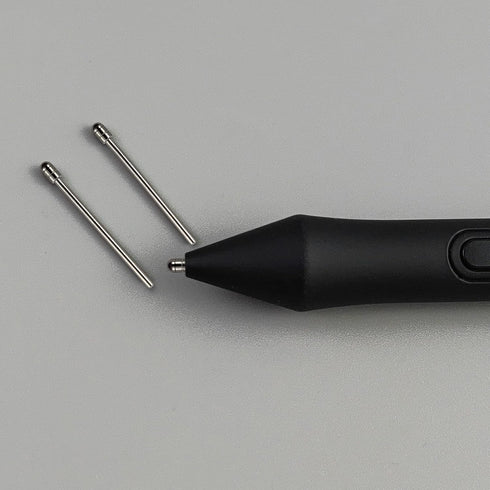 No Worn Out Titanium Alloy Fine Pencil Nibs for Wacom One Creative Pen, Replacement Tips for Galaxy Tab S8/S7, 2 Pcs