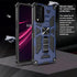 Ailiber Blue Case for T-Mobile REVVL V Plus 5G with Screen Protector, Magnetic Car Mount, Kickstand, Rugged Shockproof
