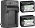 Kastar 2 Pack BP-718 Battery and AC Charger for Canon BP709, BP-727, LEGRIA HF Cameras