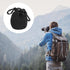 PATIKIL Camera Lens Bag, 2 Pcs Drawstring Pouch 2.8" ID x 3.9" H, Thick Neoprene for DSLR Lens, Black