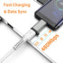 USB-C to Micro USB Adapter, 3-Pack USB Type C Female to Micro USB Male Converter for Samsung Galaxy S7 S6, Kindle, PS4