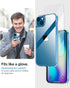 AICase Clear Case for iPhone 14 with Screen Protector and MagSafe Ring, Transparent Slim Shockproof Cover 14 6.1 inch