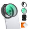 K&F Concept 67mm Clip On CPL Magnetic Phone Lens Filter Kit, Phone Clip with Magnetic Adapter Ring/Cold Shoe/Locking