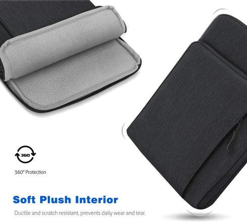 13.3 Inch Tablet Sleeve Shoulder Bag for iPad Pro 12.9" M2, Galaxy Tab S9+/S8+/S7 FE/S7+, Surface Pro X/9/8/7/6/5/4/3