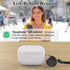 ssltvti IP68 Air Tracker Tag, Smart Tag Bluetooth Tracker Works with Apple Find My (iOS Only), Waterproof, Replaceable
