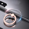 YINHEXI 2 Pcs Transparent Phone Ring Stand Holder, 360 Degree Rotation Cell Phone Ring Holder (Rose Gold & Diamond-1)