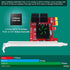 PCIE 3.0 to 4-Ports SATA III Expansion Card for Desktop PCs, Plug and Play for Windows, MAC, Linux