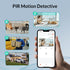 VKfoy 2K 2-Way Storage(32G Vicohome Battery-Powered WiFi Security Camera, Outdoor/Indoor with AI Motion Detection, Full