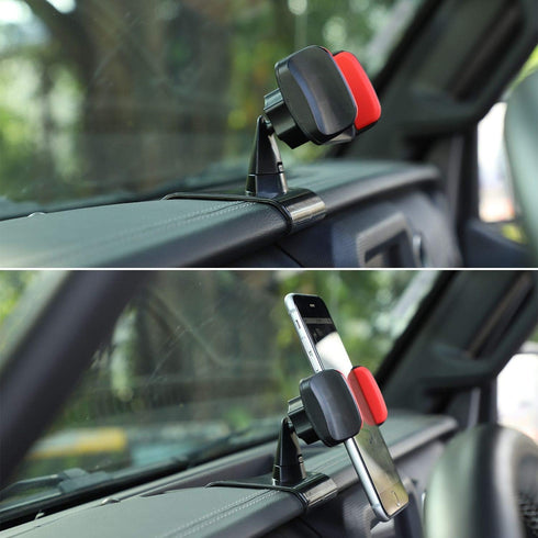 CheroCar Cellphone Mount for Jeep, Phone Holder for 2018-2020 Jeep Wrangler JL, Interior Accessories