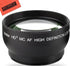 43mm 2.2X Telephoto Lens for Canon Vixia HF R80, R82, R800, R70, R72, R700, HFM40, HFM41, HFM50