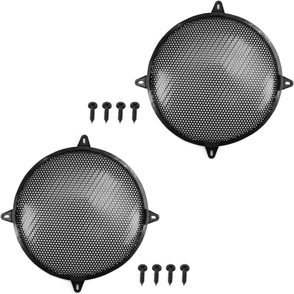 Fielect 2Pcs 10 inch Speaker Grill Cover, Waffle Grill Guard Protector for SubWoofer Audio Accessories