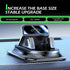 CyperFair 360-degree Dashboard Mobile Phone Holder, Rotation Anti-slip Double-layer Shock-absorbing Pad for Stable