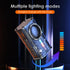 Portable Bluetooth Speaker with Lights, Transparent Wireless Mini Bluetooth Speaker with TWS, Perfect Small Speaker HD