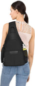 MOSISO Camera Sling Backpack, Full Open Case with Tripod Holder & Rain Cover for DSLR/SLR/Mirrorless, Black