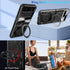 for Motorola razr 2023 Case, Metal Ring Holder Stand Cover with Camera Protector, Full Protection Shockproof (Black)