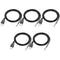 MEIRIYFA USB 2.0 Pigtail Cable Male Plug, 2 Pin Open End Bare Wire, 1M Power Extension Cable, 5 PCS