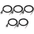 MEIRIYFA USB 2.0 Pigtail Cable Male Plug, 2 Pin Open End Bare Wire, 1M Power Extension Cable, 5 PCS